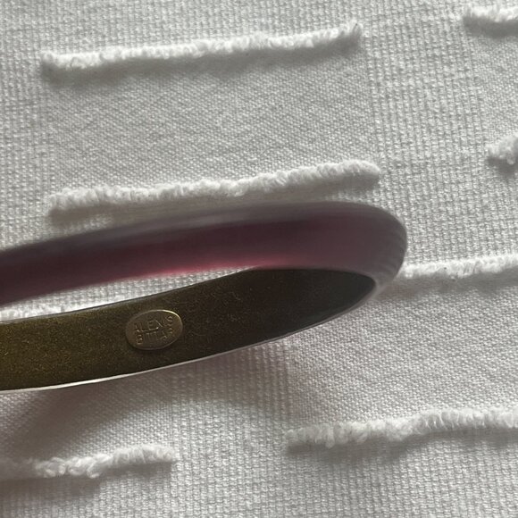 Alexis Bittar Red Lucite Bangle - Picture 2 of 2